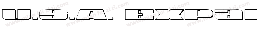 U.S.A. Expanded字体转换